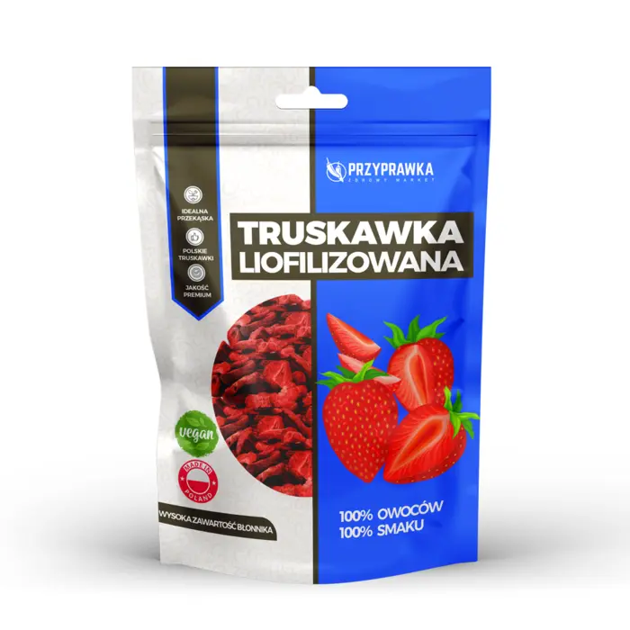 Truskawka Liofilizowana w plastrach