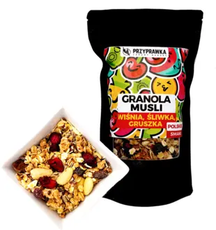 Granola Musli Polskie Smaki (Wiśnia, Śliwka, Gruszka)