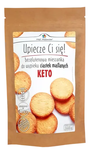Mieszanka na keto ciastka maślane bezglutenowe