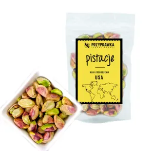 Pistacje Naturalne Łuskane Bez Soli