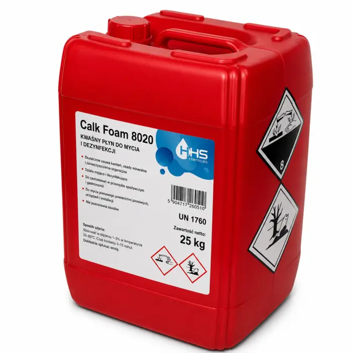 Kwaśny Płyn Do Mycia i Dezynfekcji Calk Foam 8020  HHS (odpowiednik Aluminiumreiniger)