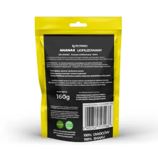 Ananas Liofilizowany Kawałki