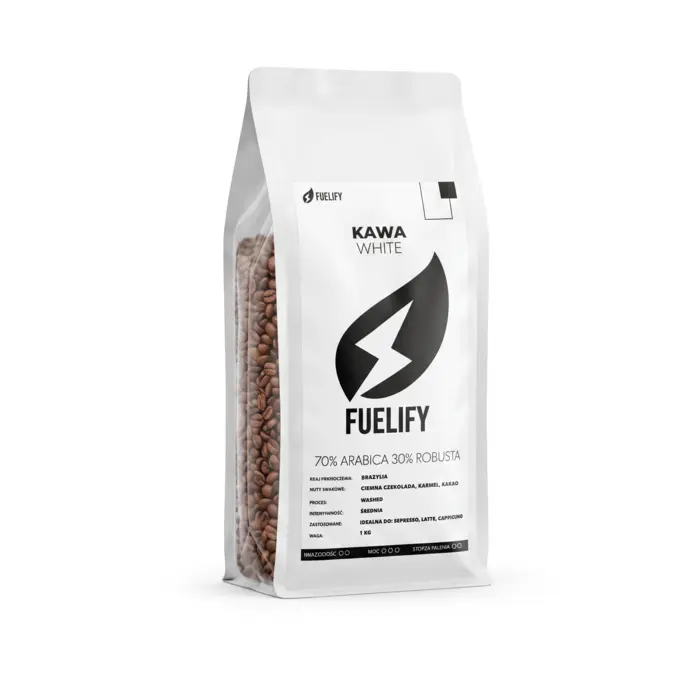 Kawa Ziarnista Fuelify White
