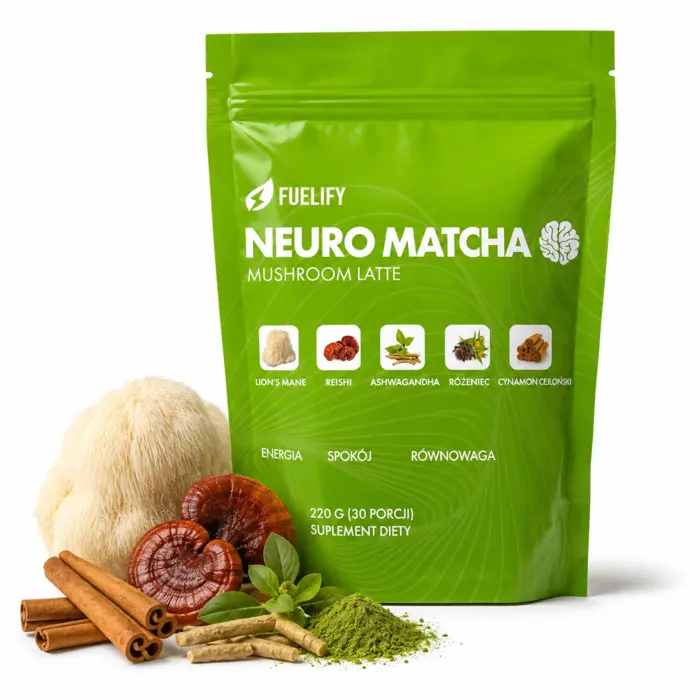 NEURO MATCHA MUSHROOM LATTE (Lion's Mane, Reishi, Ashwagandha)