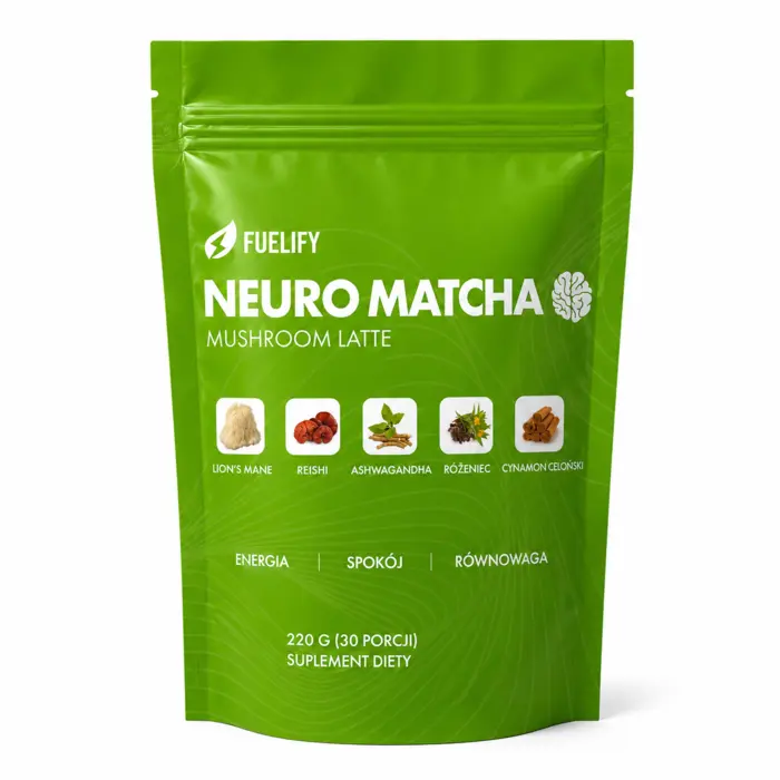 NEURO MATCHA MUSHROOM LATTE (Lion's Mane, Reishi, Ashwagandha)