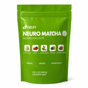 NEURO MATCHA MUSHROOM LATTE (Lion's Mane, Reishi, Ashwagandha)