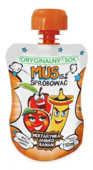 Mus Nektarynka - Jabłko - Banan