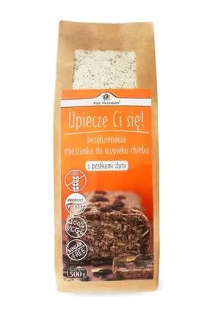 Mieszanka Chleba Bezglutenowego z Pestkami Dyni